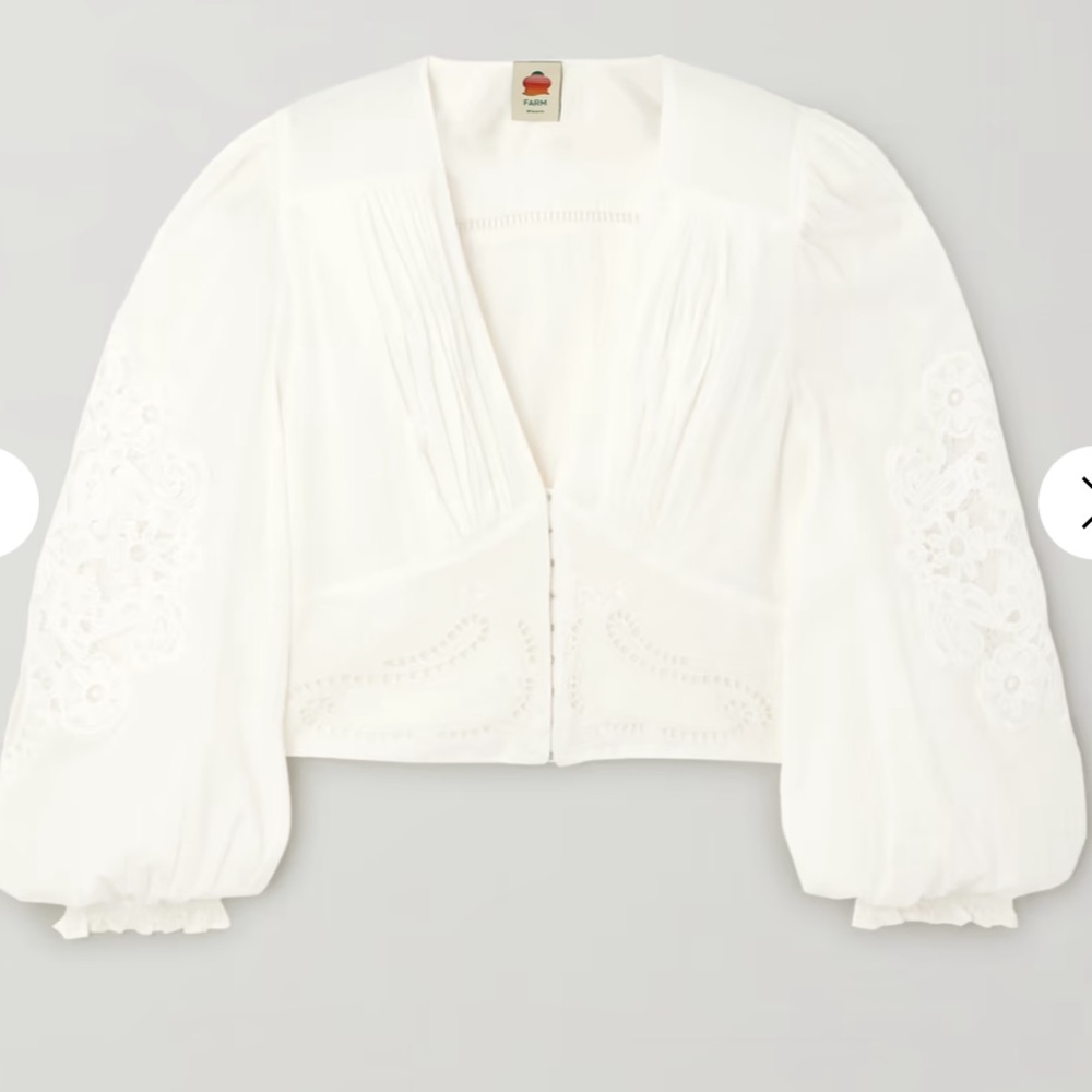 Farm Rio Lace Blouse - Picture 10 of 10